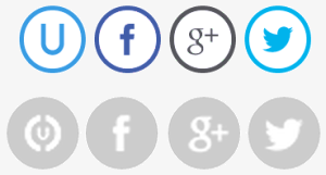 novos botões de login